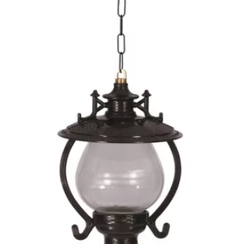 Lustra de exterior, Avonni, 685AVN1343, Plastic ABS, Negru imagine