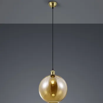 Lustra Dino, RL, 30x150 cm, 28W, 1x E27, metal, bronz antic imagine