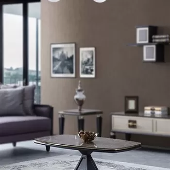 Lustra, Dolunay, Stala, 35 x 65 cm, 4 x E27, 60W, alb imagine