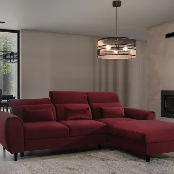 Lustra ELTAP, Orabela, 55x120 cm, 3xE27, 15W, otel, negru imagine