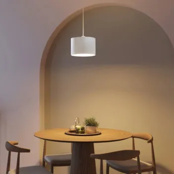 Lustra ELTAP, Vespillo, 25x110 cm, 1xE27, 15W, otel/PVC, alb imagine