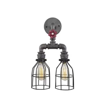 Lustra, Evila Originals, 791EVL2509, Fier, Argintiu / Negru imagine