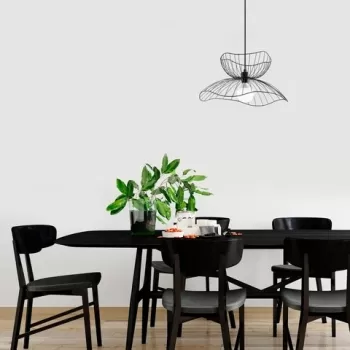 Lustra, Farac - 6390 , Tatum, 50 x 50 x 41-121 cm, 1 x E27, 40W, negru imagine