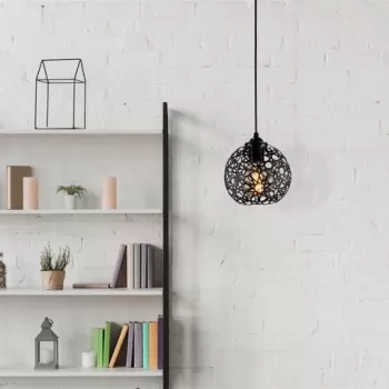 Lustra, Fellini - MR - 788, Alby, 17 x 115 cm, 1 x E27, 40W, negru imagine