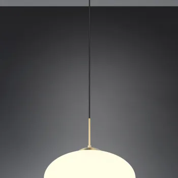 Lustra Fomento, TRIO, 40x150 cm, 15W, 1x E27, metal, bronz mat/alb imagine