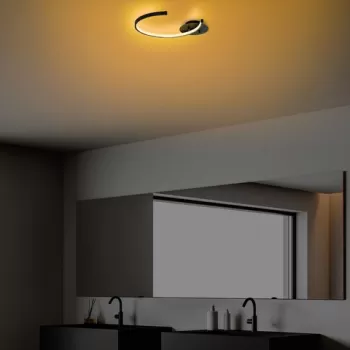 Lustra, Fresno, 119FRS1502, Metal, Negru imagine