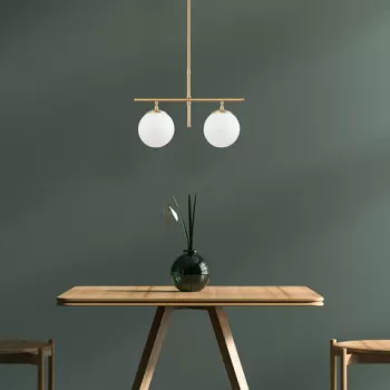 Lustra, Fulgor, 942FLG1232, Metal, Auriu imagine