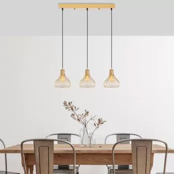 Lustra, Fulgor, 942FLG1623, Metal, Auriu imagine