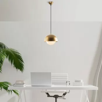 Lustra, Fulgor, 942FLG2511, Metal, Auriu imagine