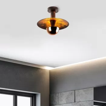 Lustra, Fulgor, 942FLG2520, Metal, Cupru imagine