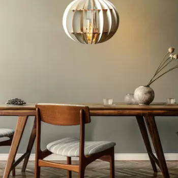 Lustra, FullHouse, 390FLH1547, MDF, Alb imagine