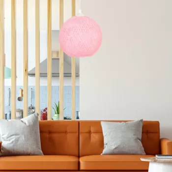 Lustra, FullHouse, 390FLH1576, Iuta lucrata manual , Roz/Alb imagine