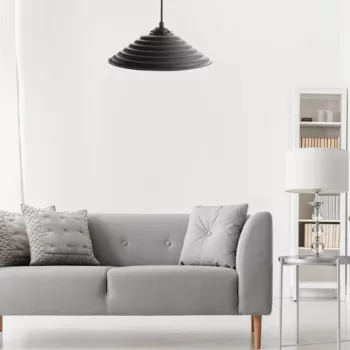 Lustra, FullHouse, 390FLH1579, ABS/Policarbonat , Negru imagine