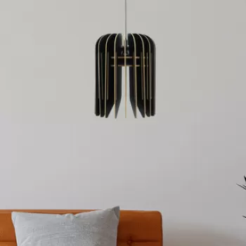 Lustra, FullHouse, 390FLH1591, MDF, Negru imagine