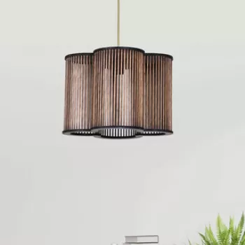 Lustra, FullHouse, 390FLH1599, Metal, Negru / Aur roz imagine