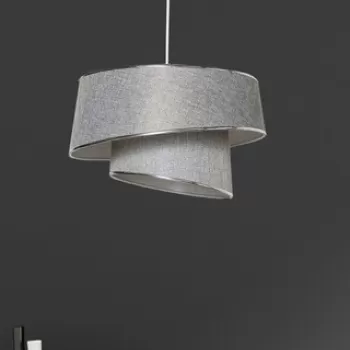 Lustra, FullHouse, 390FLH1632, Metal, Gri / Argintiu imagine