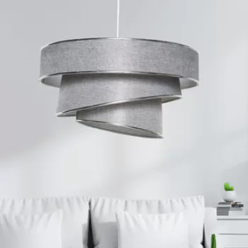 Lustra, FullHouse, 390FLH1687, Metal, Gri / Argintiu imagine