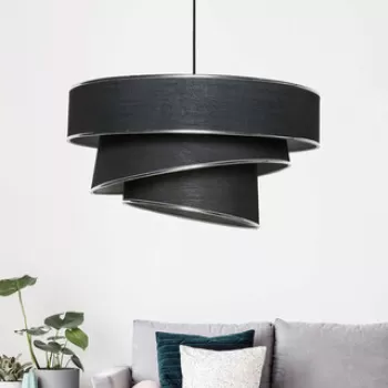 Lustra, FullHouse, 390FLH1690, Metal, Negru/Argintiu imagine