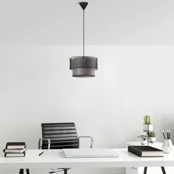 Lustra, FullHouse, 390FLH1812, Metal, Bej/Negru imagine