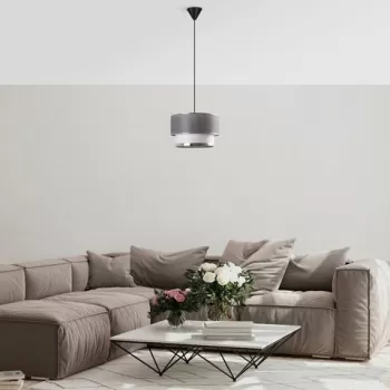 Lustra, FullHouse, 390FLH1819, Metal, Gri / Argintiu imagine