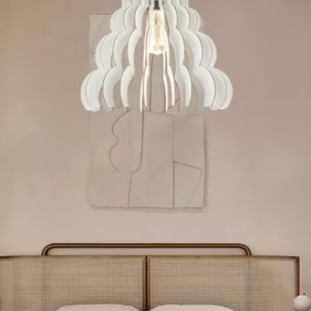 Lustra, FullHouse, 390FLH2135, MDF, Alb imagine