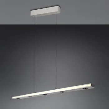 Lustra Graham, TRIO, 109x9x150 cm, 4.5W / 10W, 7x SMD / 1x SMD, metal, nichel mat imagine