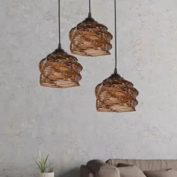 Lustra, Hmy Design, 687HMY1170, Metal, Maro antichizat imagine