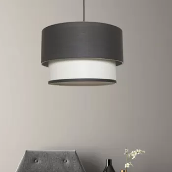 Lustra, Hmy Design, 687HMY1245, Metal, Antracit/Alb imagine