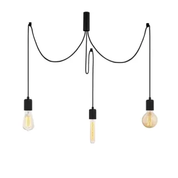 Lustra Kabluni MR - 927, Opviq, 96 x 6 x 102 cm, 3 x E27, 40W, negru imagine