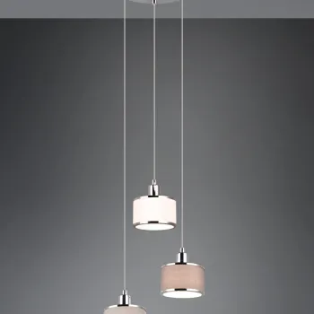 Lustra Kaprun, TRIO, 29x12x150 cm, 28W, 3x E14, metal, multicolor imagine