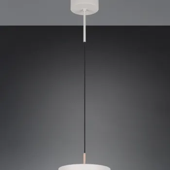 Lustra Keaton, TRIO, 20x150 cm, 10W, 1x SMD, metal, gri/auriu imagine