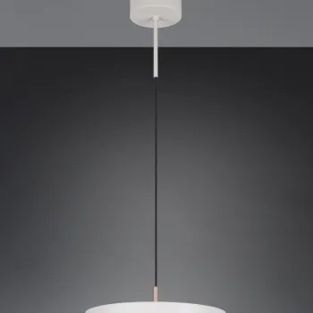 Lustra Keaton, TRIO, 40x150 cm, 34.5W, 1x SMD, metal, gri/auriu imagine