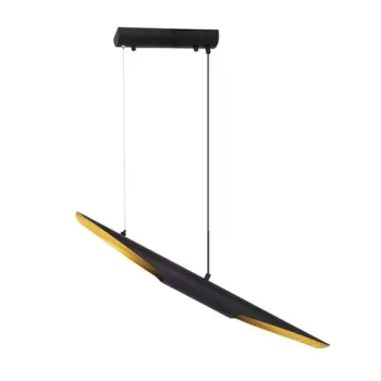 Lustra, L1207 - Black, Lightric, 75 x 6 x 120 cm, 2 x E14, 40W, negru imagine