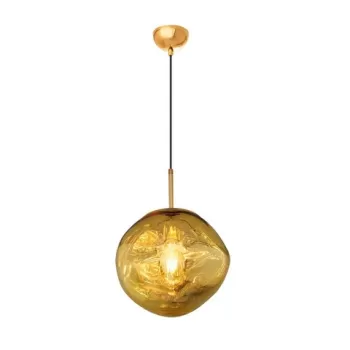 Lustra, Lightric, 414LRC1257, Corp din acril, Galben imagine