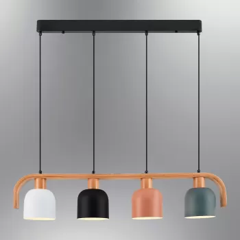 Lustra, Lightric, 414LRC1280, Stejar imagine