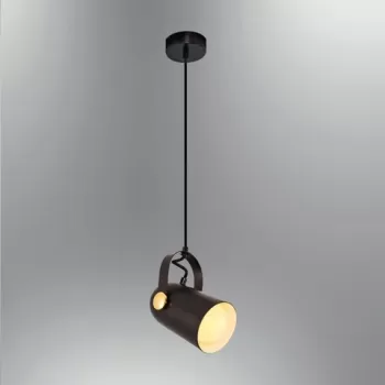 Lustra, Lightric, 414LRC1556, Negru imagine