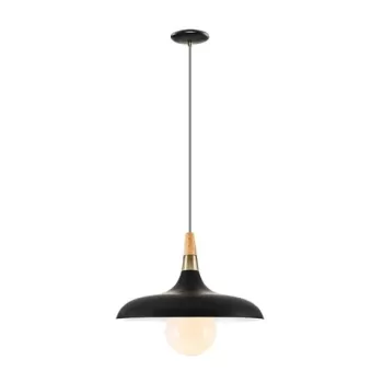 Lustra, Lightric, 414LRC1575, Negru imagine