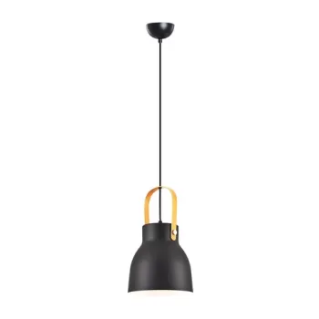 Lustra, Lightric, 414LRC1584, Negru imagine