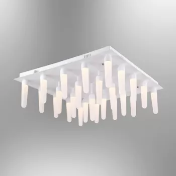 Lustra, Lightric, 414LRC1681, Metal, Alb imagine