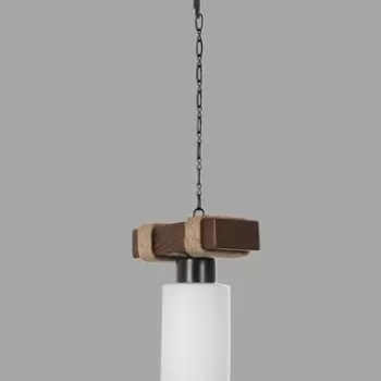 Lustra, Luin, 534LUN3372, Lemn, Alb imagine