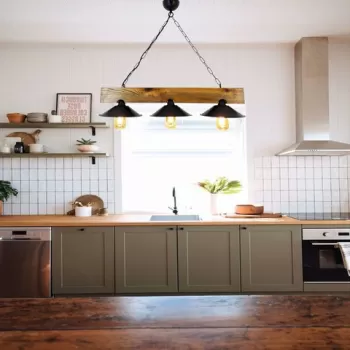 Lustra, Lustro, 806ALD1512, Lemn masiv de pin, Nuc / Negru imagine