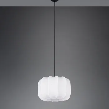 Lustra Madleine, RL, 25x150 cm, 10W, 1x E27, metal, negru mat/alb imagine