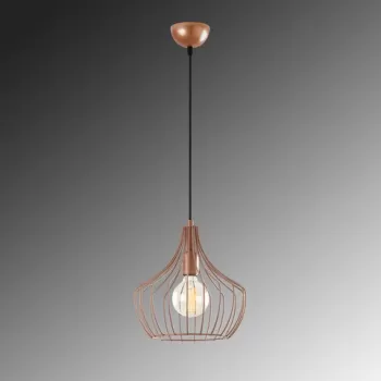 Lustra, Mezopotamya - N-1278 , Alby, 26 x 126 cm, 1 x E27, 40W, cupru imagine