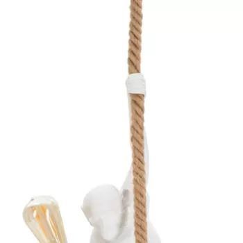 Lustra Monkey, Mauro Ferretti, O27 x 60 cm, 1 x E27, 20W, polirasina, alb imagine
