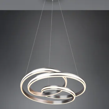 Lustra Nuria, TRIO, 60x150 cm, 60W, 1x SMD, metal, nichel mat imagine