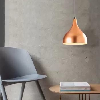 Lustra, Opviq, 892OPV1524, Metal, Cupru / Alb / Negru imagine