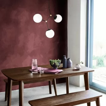 Lustra, Opviq, 892OPV1636, Metal, Alb/Negru imagine