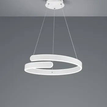 Lustra Parma, RL, 50x150 cm, 37W, 1x SMD, metal, alb mat imagine