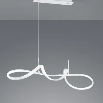 Lustra Perugia, RL, 81x46x150 cm, 37W, 1x SMD, metal, alb mat imagine