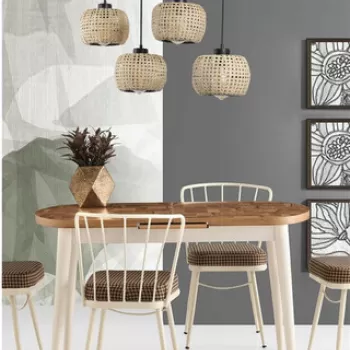 Lustra, Rattan, 941RTN1132, Ratan, Ratan imagine